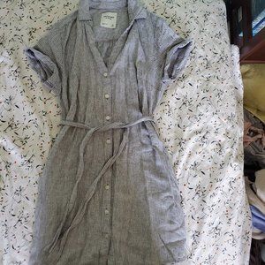 Abercrombie Striped Shirt Dress